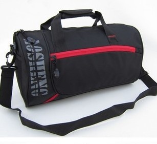 Free shipping 2013 women and men nylon sports bucket bag gym bag shoulder cross body bags
