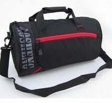 Free shipping 2013 women and men nylon sports bucket bag gym bag shoulder cross body bags