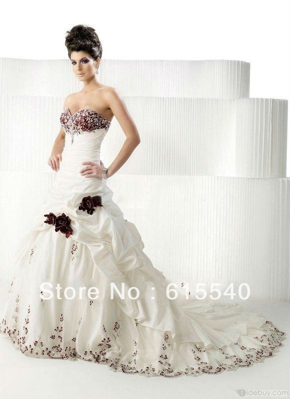 wedding dresses roses