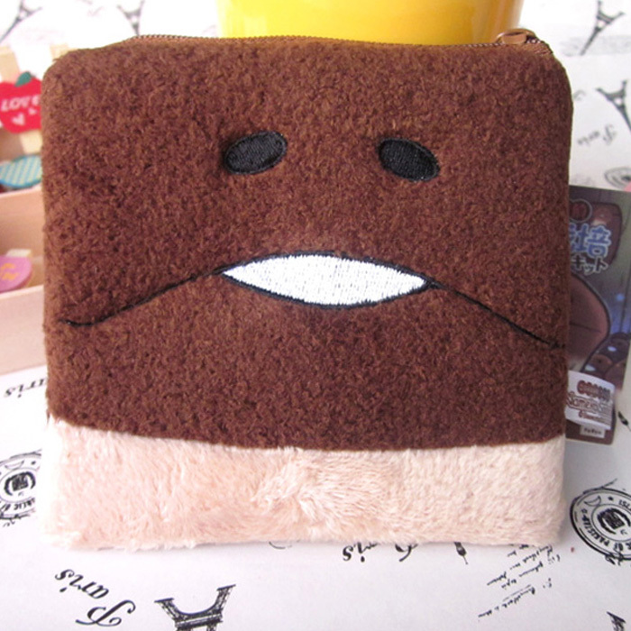 Mushroom plush coin purse debris mobile phone bag pendant accessories gift