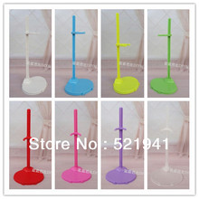 Free shipping 20pcs lot hot selling Doll Stand Display Holder For Barbie Dolls Monster High dolls