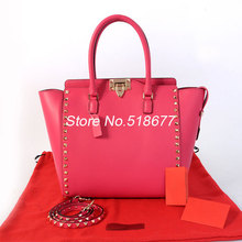 2013 Rockstud Handbag Women Bag Fashion Designer Brand Handbag Shoulder Bag Rivet Handbags