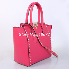 2013 Rockstud Handbag Women Bag Fashion Designer Brand Handbag Shoulder Bag Rivet Handbags