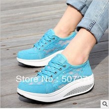Free shipping ! 2013 Fashion Lace-Up Casual Breathable Women’s Shoes hollow out Mesh Canvas Running Sport sneakers Shoes LB022