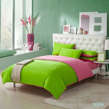 Luxury Fashionable Reversible Solid Color Bedding Quilt