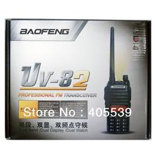 2013 New Design Handheld Walkie Talkie BaoFeng UV 82 Dual Band 136 174MHz 400 520MHz with