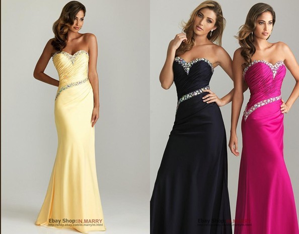 New-women-s-Dress-Beaded-Sequins-Formal-Gowns-Prom-dress-Wedding ...