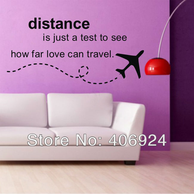 Wholesale-font-b-Distance-b-font-Is-A-Test-To-See-Love-Wall-font-b-Quote.jpg (650×650)