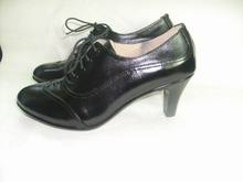 Classic british fashion women’s oxford pumps women genuine leather shoes bal-type shoe sapatos