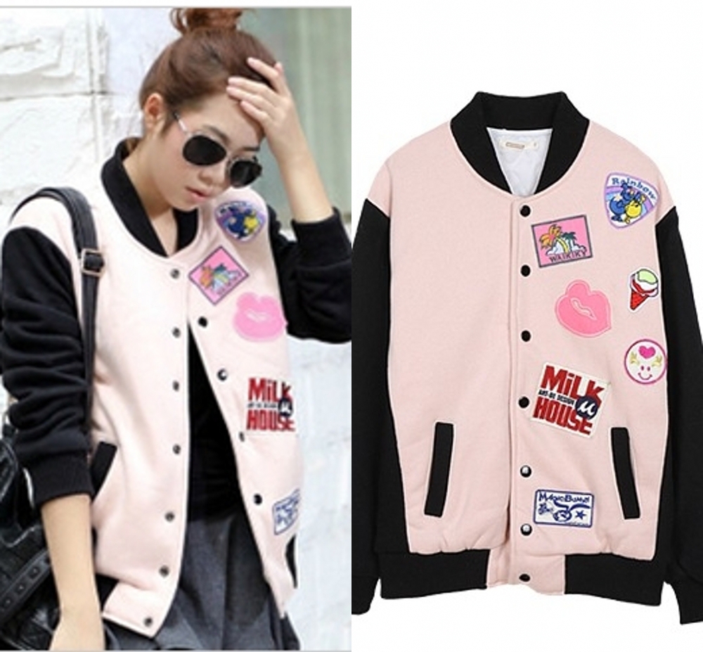 korean varsity jacket