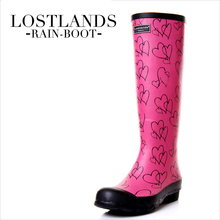 Free shipping Lostlands elegant women’s rain boots gaotong women’s rainboots high quality comfortable handsome fashion