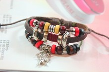 Cupid s Arrow Cupid Valentine s Day gift wedding gifts beaded bracelet leather bracelet LB009