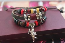 Cupid s Arrow Cupid Valentine s Day gift wedding gifts beaded bracelet leather bracelet LB009