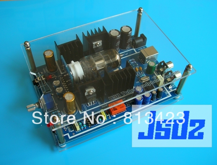 Купить Ламповый усилитель для наушников 6n11 с cm102 usb dac diy ...