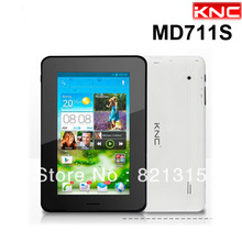 Free shipping Original 7 inch tablet pc KNC MD711 GSM Phone call 2g sim slot Allwinner A13  512MB 4GB/8GB Wifi camera + 2 gifts