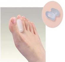 4pcs 2 in1 Silicone Toe Gel Hallux Valgus Relief Pain and Correction Separator Foot Care Tool