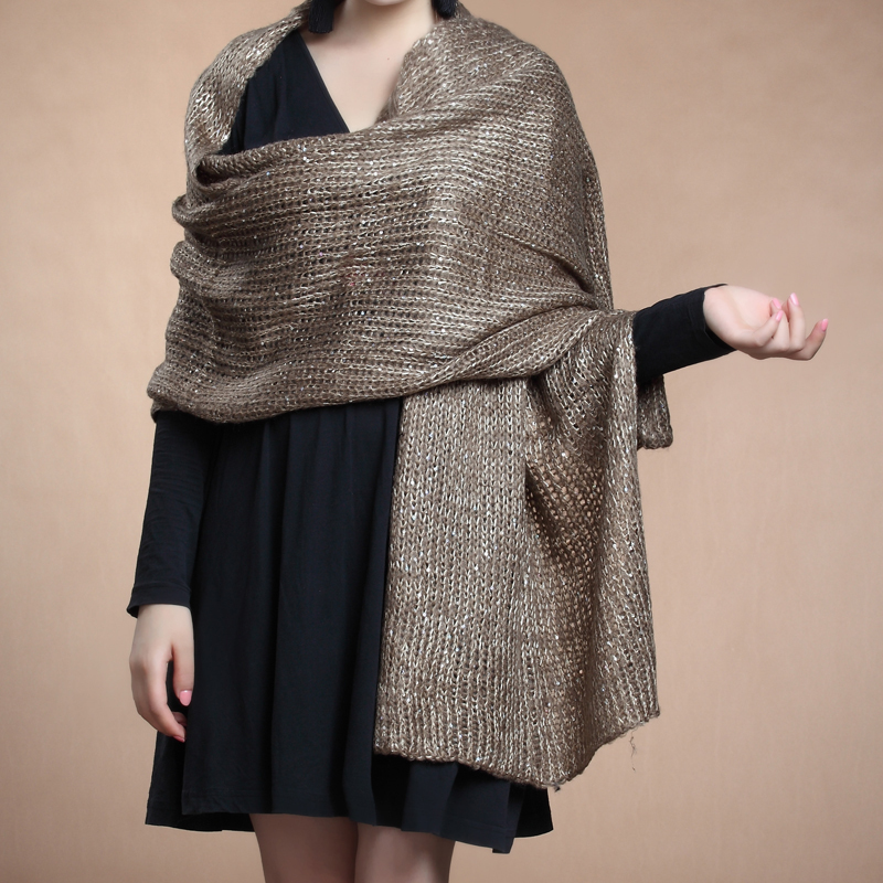 new designer knitting scarfpaillette knit women scarves autumnwinter Designer Winter Scarves For Women new designer knitting scarfpaillette knit women scarves autumnwinter Designer Winter Scarves For Women