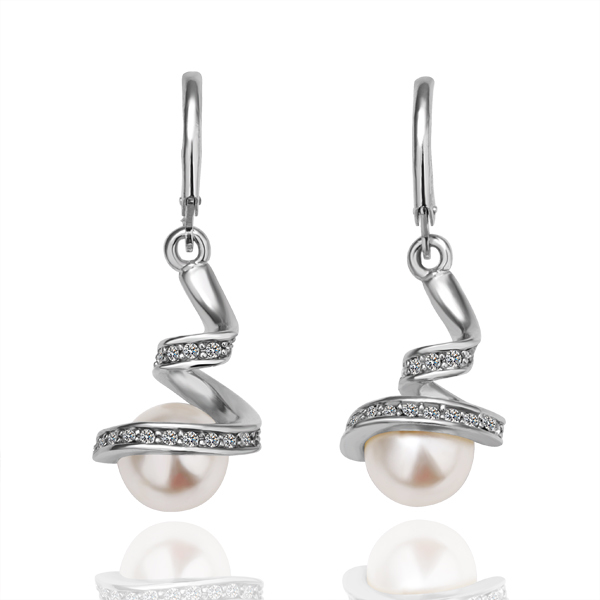 ... gold-plated-earrings-Handmade-Pearl-Earrings-for-women-Fashion-jewelry