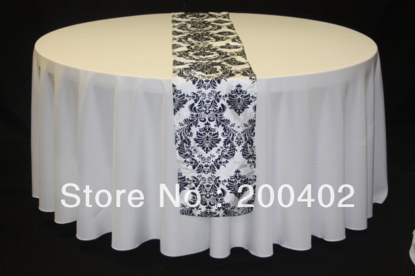 table damask runner.jpg free promo code table runner shipping