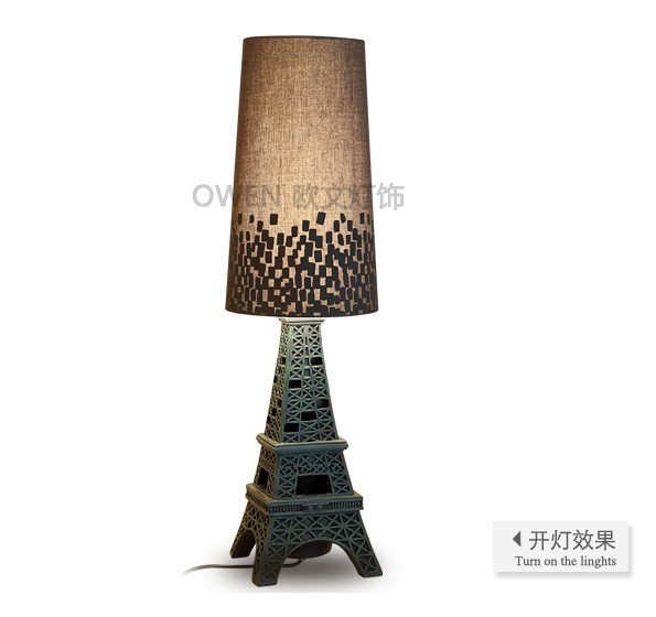 Hot selling Personal Creative Lamp Eiffel Tower Decoration Table 