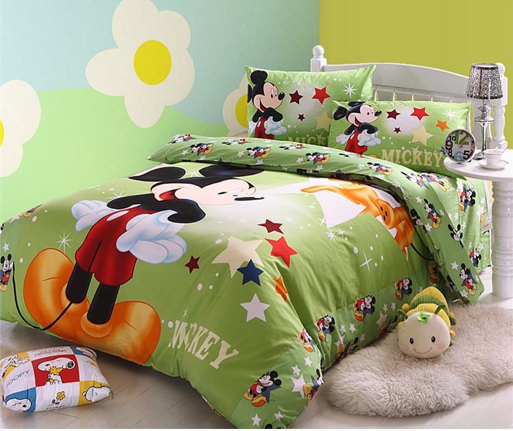 ... Cartoon Bedding Sets Quality Cotton 4pc Girls Bedding FedEx Free