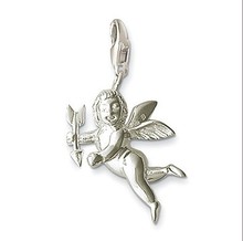free shipping hot selling hot charm 2013 tms silver factory price ts1243 Angel pendant