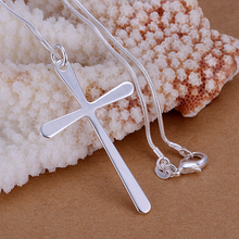 Wholesale P066 New Arrival Sterling Silver 925 Cross Necklace Pendant Fashion 925 Sterling Silver 925 Jewelry