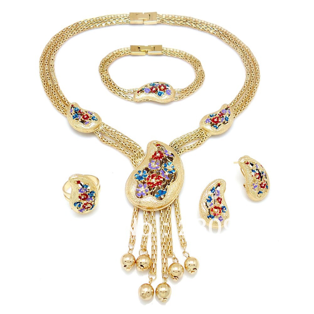 ... Indian-bridal-Jewelry-sets-18k-gold-plated-Jewelry-Set-Fashion-jewelry