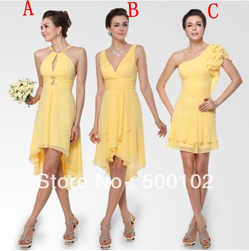 wedding party yellow dresses wedding party yellow dresses