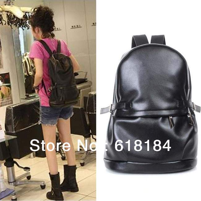 ... PU leather black cute cheap fashionable book bags for college girls ... PU leather black cute cheap fashionable book bags for college girls
