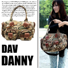 Princess bag Unique handbag large bag DANNY BEAR bear bags large capacity canvas women’s multi-pocket messenger bag  gentlewoman