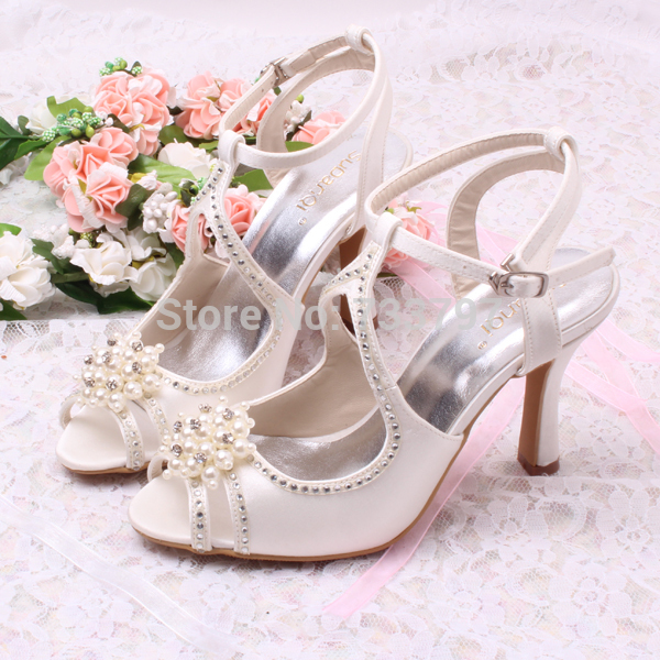 Magic Bride Name Brand Ribbon Bridal Wedding Boots Ivory Lace Short