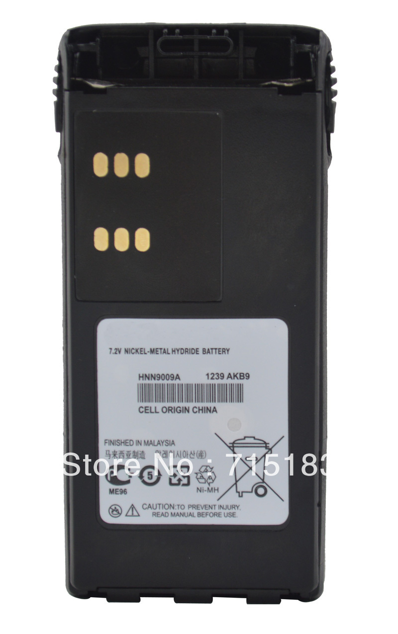 Walkie talkie battery 1800mAh DC7 2V HNN9009A NICKEL METAL HYDRIE Battery for Motorola GP340 GP380 GP328