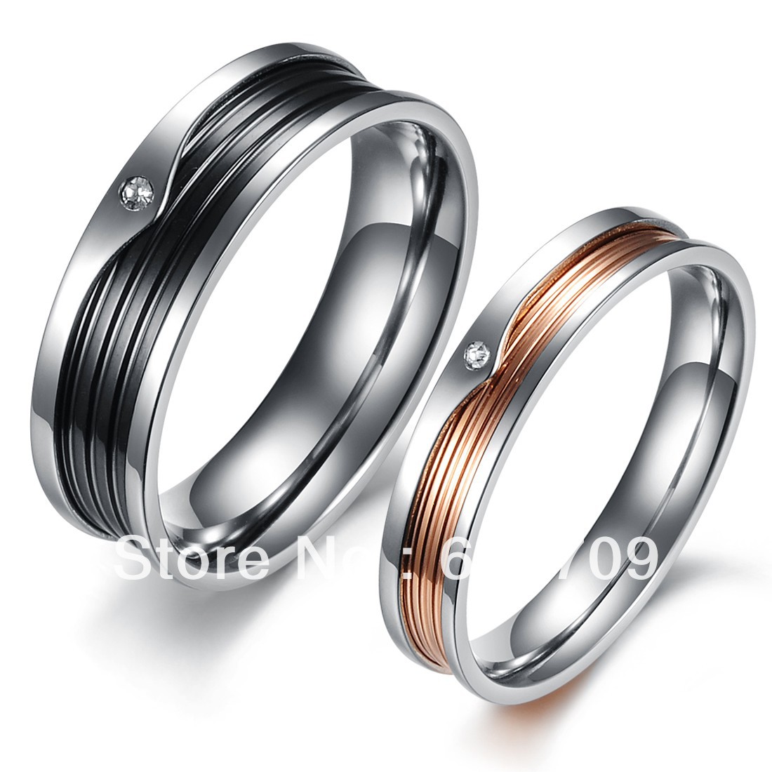 Free-shipping-unique-his-and-hers-promise-ring-sets-promise-rings-for ...