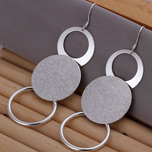 925 silver earrings 925 sterling silver fashion jewelry earrings beautiful earrings high quality O Earrings E012