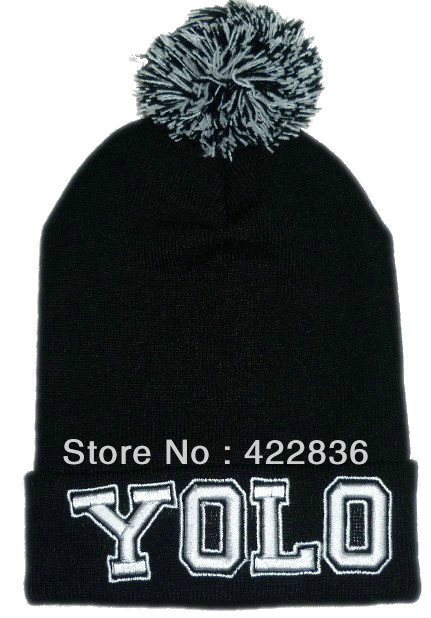 sports beanie  hats knitted sports winter hat women  hats  cap Mens YOLO caps for Beanie