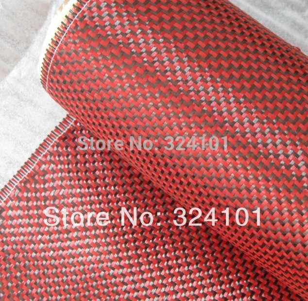 Carbon 3K Fiber Aramid 1500D Plain Weave 190g/m2 Hybrid Fabrics Carbon 