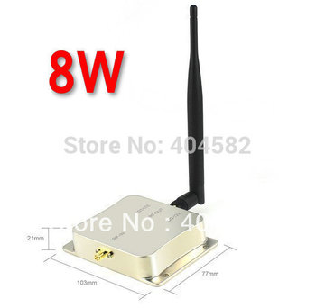 Free shipping 8W WiFi Signal Booster 2.4GHz Wireless Broadband LAN ...