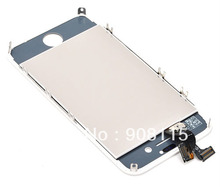 New White Replacement ForiPhone 4S LCD Touch Screen Glass Digitizer Complete Assembly Free shipping
