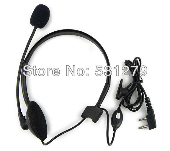 High quality Throat 2 PIN MIC Headset Mic For KENWOOD TK220 two way CB Ham Radios