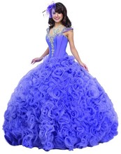 New Quinceanera Prom Party Ball Gown Wedding Dress Custom Size 2-4-6-8-10-12-14+
