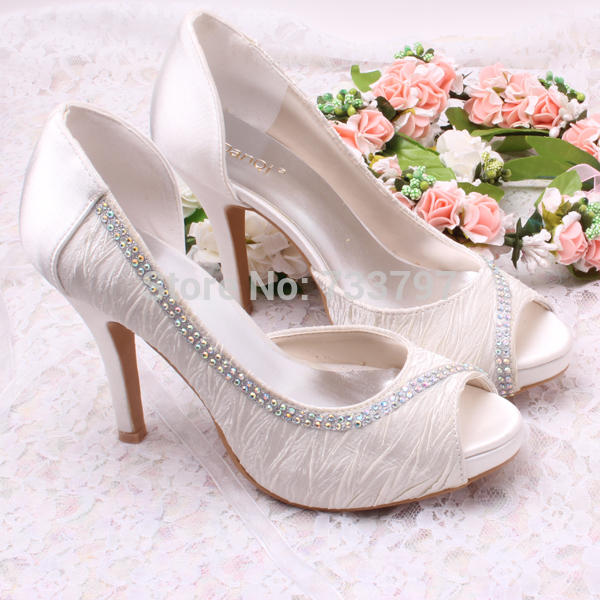Magic Bride Name Brand Ribbon Bridal Wedding Boots Ivory Lace Short