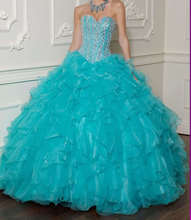 New Ball Gown Organza Prom Pageant Dresses Bridal Gowns Quinceanera Dresses