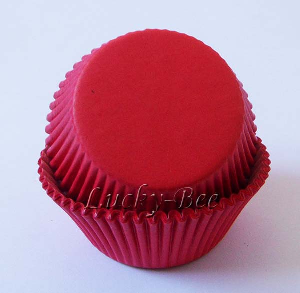 FREESHIPPING200pcsredweddingcupcakelinerscupcakestandscake