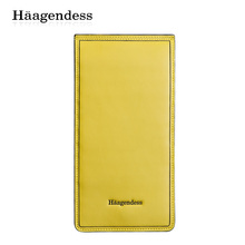 Haagendess ultra-thin long design genuine leather bank card holder wallet multi card holder card holder