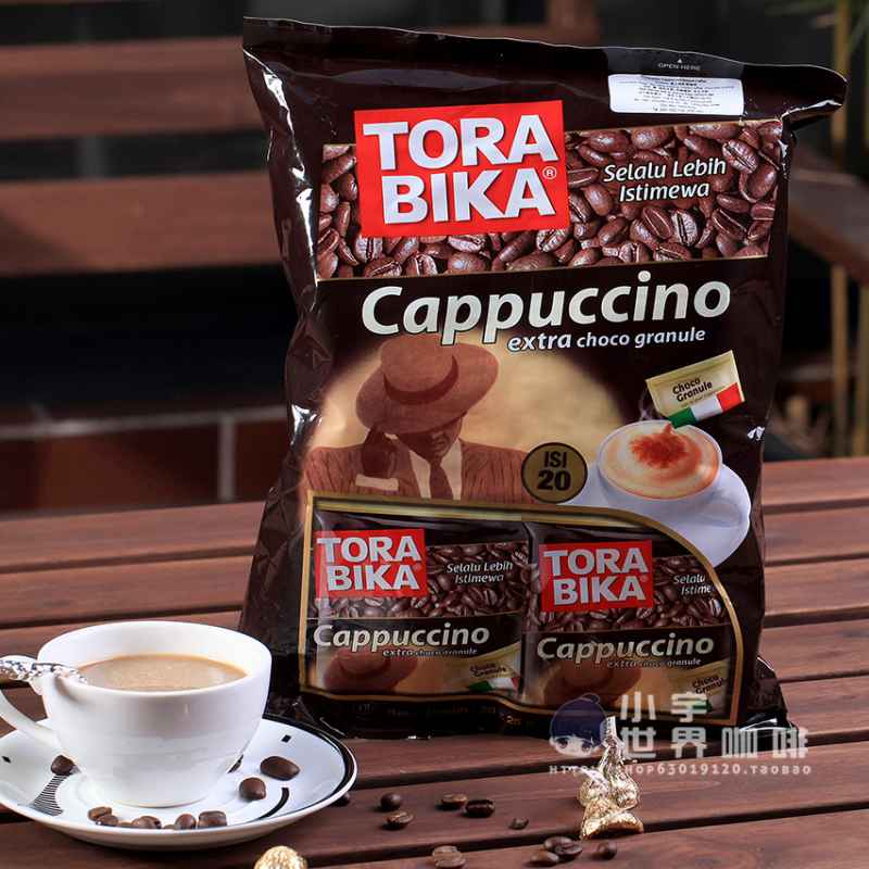 Torabika cappuccino bag chocolate coffee powder