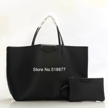 2014 Women Handbags Autumn Winter Black Tote Bags PVC BAG Designers Famous Brand Handbag Fashion Bag