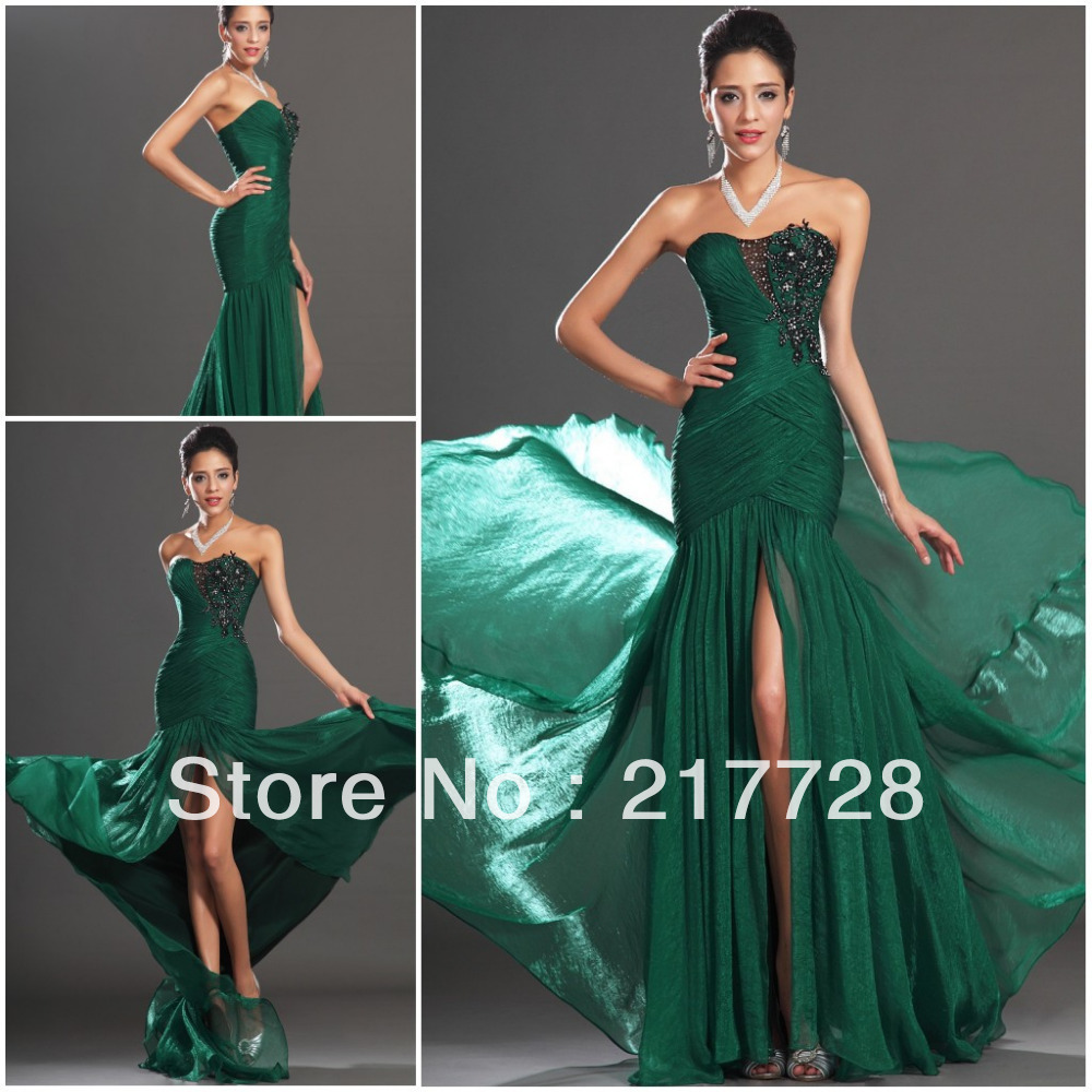 Emerald Green Prom Dresses 2016 Uk - Evening Wear