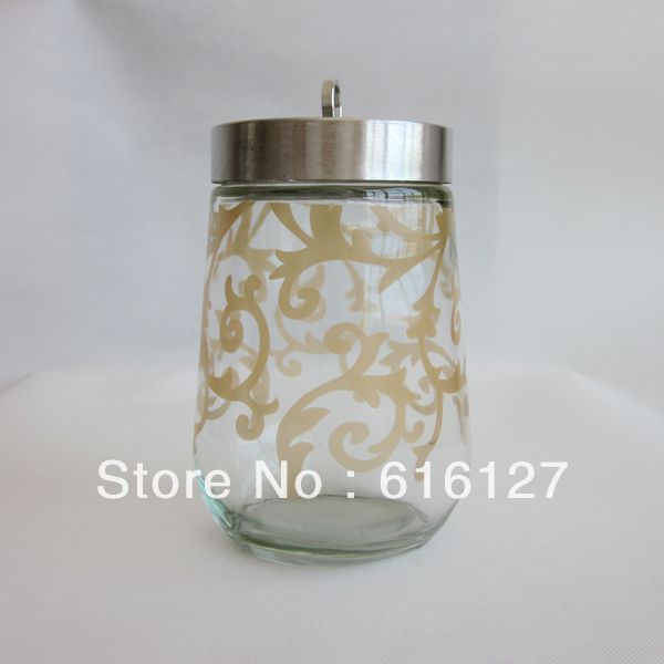 lids 1700ml Hot glass painting painting glass jar jars    selling and with glass hand transparent