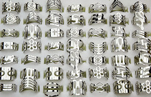 Fashion 50pcs Mix Style Adjustable Rings or Toe Rings Wholesale Jewelry Lots A-003